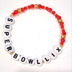 Custom NFL Super Bowl LIX Bracelet